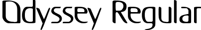 Odyssey Regular font - odyssey.ttf