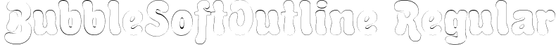 BubbleSoftOutline Regular font - bubblesoftoutline.ttf