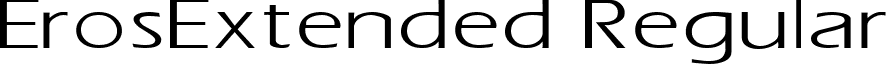 ErosExtended Regular font - erosextended.ttf