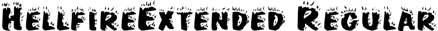 HellfireExtended Regular font - hellfireextended.ttf