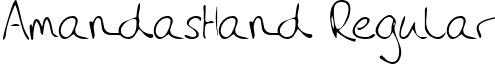 AmandasHand Regular font - handwriting-markeramandashand-regular.ttf