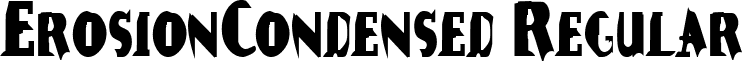 ErosionCondensed Regular font - erosioncondensed.ttf