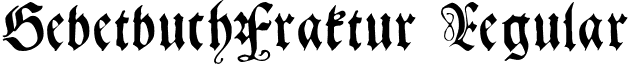 GebetbuchFraktur Regular font - unical-blackletter-medievalgebetbuchfraktur-regular.ttf