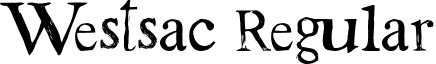 Westsac Regular font - westsac.ttf