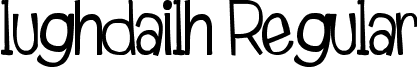 lughdailh Regular font - lughdailh.ttf