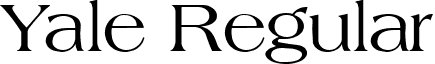 Yale Regular font - yale.ttf