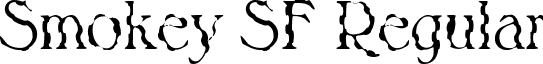 Smokey SF Regular font - smokeysf.ttf