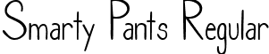 Smarty Pants Regular font - smartypants.ttf