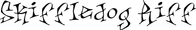 Skiffledog Riff font - skiffledogriff.ttf