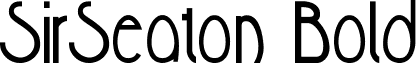 SirSeaton Bold font - sir_seaton.ttf