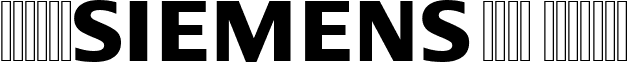Siemens Logo Regular font - siemenslogo.ttf