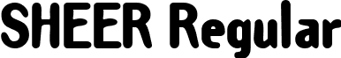 SHEER Regular font - sheerregular.ttf