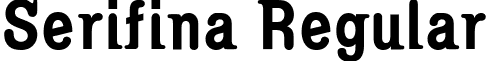 Serifina Regular font - serifina.ttf