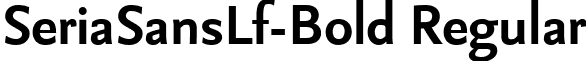 SeriaSansLf-Bold Regular font - seriasanslf-bold.ttf