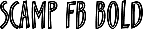 Scamp FB Bold font - scampfbboldinline.ttf