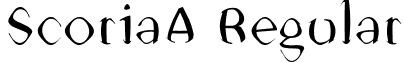 ScoriaA Regular font - scoriaa.ttf