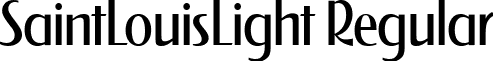 SaintLouisLight Regular font - saintlouislight.ttf