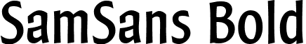 SamSans Bold font - samsans-bold.ttf