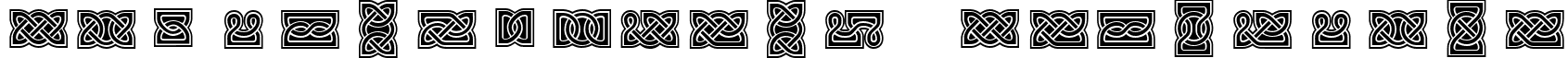 VTCelticKnots VolumeTwo font - vtcelticknotsvolumetwo.ttf