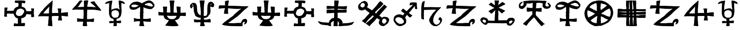 SacredOldSymbols Regular font - sacredoldsymbols.ttf