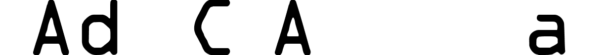 SAdvOCRA Regular font - sadvocra.ttf