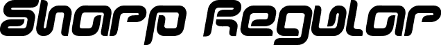 Sharp Regular font - sharpbold-italic.ttf