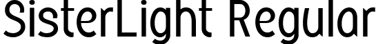 SisterLight Regular font - sisterlight-regular.ttf