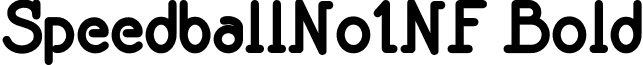 SpeedballNo1NF Bold font - speedballno1nfbold.ttf