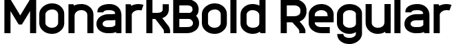 MonarkBold Regular font - monarkbold.ttf