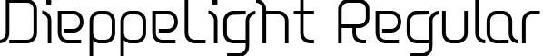 DieppeLight Regular font - dieppelight.ttf