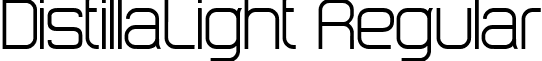 DistillaLight Regular font - distillalight.ttf