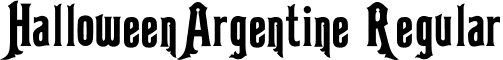 HalloweenArgentine Regular font - halloween_argentine.ttf