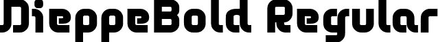 DieppeBold Regular font - dieppebold.ttf