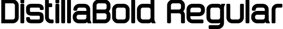 DistillaBold Regular font - distillabold.ttf