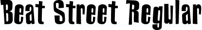 Beat Street Regular font - beatstreet.ttf