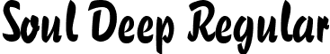 Soul Deep Regular font - souldeep.ttf