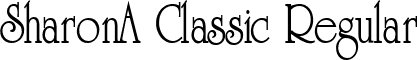 SharonA Classic Regular font - sharonaclassic.ttf