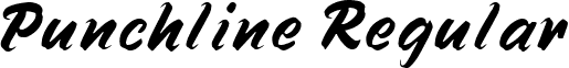 Punchline Regular font - punchlineregular.ttf