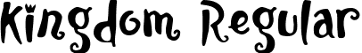 Kingdom Regular font - kingdom.ttf