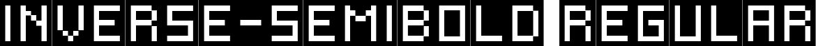 Inverse-SemiBold Regular font - inverse-semibold.ttf