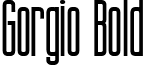 Gorgio Bold font - gorgiobold.ttf