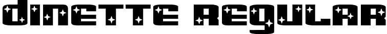 Dinette Regular font - dinette-telstar.ttf