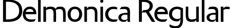 Delmonica Regular font - delmonica.ttf