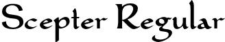 Scepter Regular font - Scepter-Normal.otf