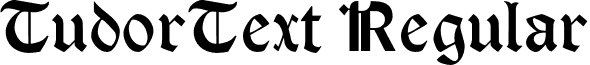 TudorText Regular font - TudorText-Regular.otf