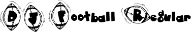 DJ Football Regular font - DJ Football.ttf