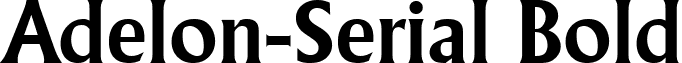 Adelon-Serial Bold font - adelon-serial-bold.ttf