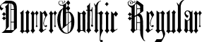 DurerGothic Regular font - durergothic-regular.ttf