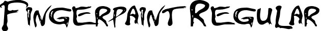 Fingerpaint Regular font - fingerpaint-regular.ttf