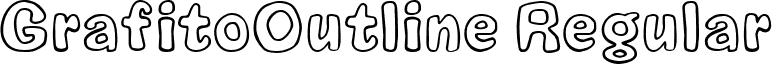 GrafitoOutline Regular font - grafitooutline-regular.ttf